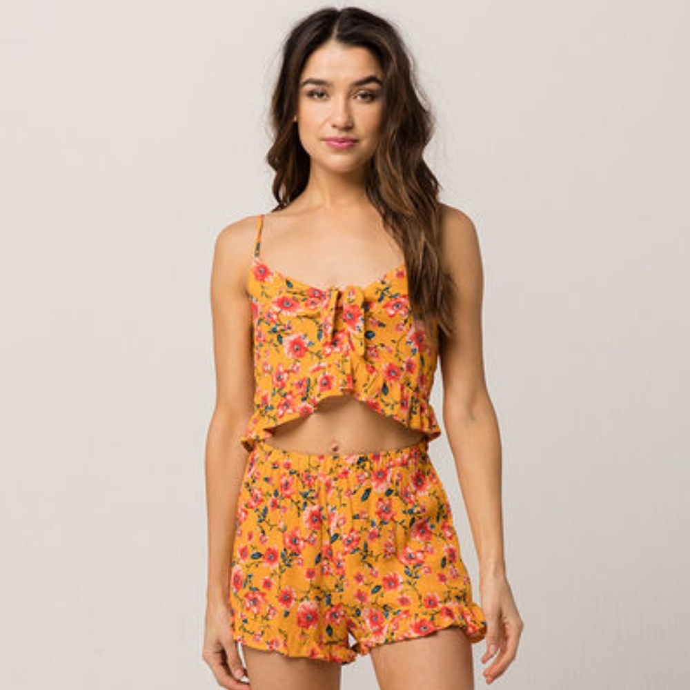 FULL TILT Front Tie Cami & Short Set